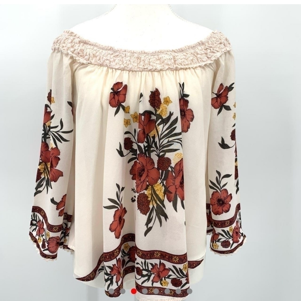 Alter state blouse off shoulder floral